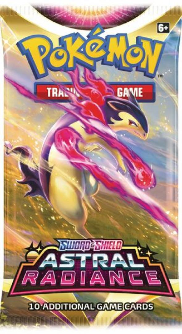 Pokemon Sword & Shield Astral Radiance Sealed Booster Pack (10 Cards)