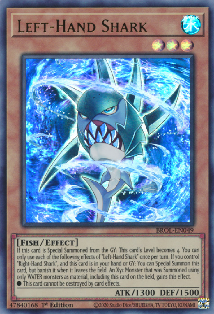 Yu-Gi-Oh! : Left-Hand Shark BROL-EN049 (Ultra Rare) Brothers Of Legend Single Card