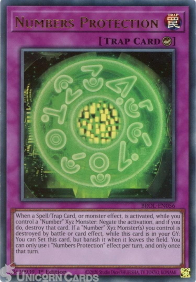 Yu-Gi-Oh! : Numbers Protection BROL-EN056 (Ultra Rare) Brothers Of Legend Single Card
