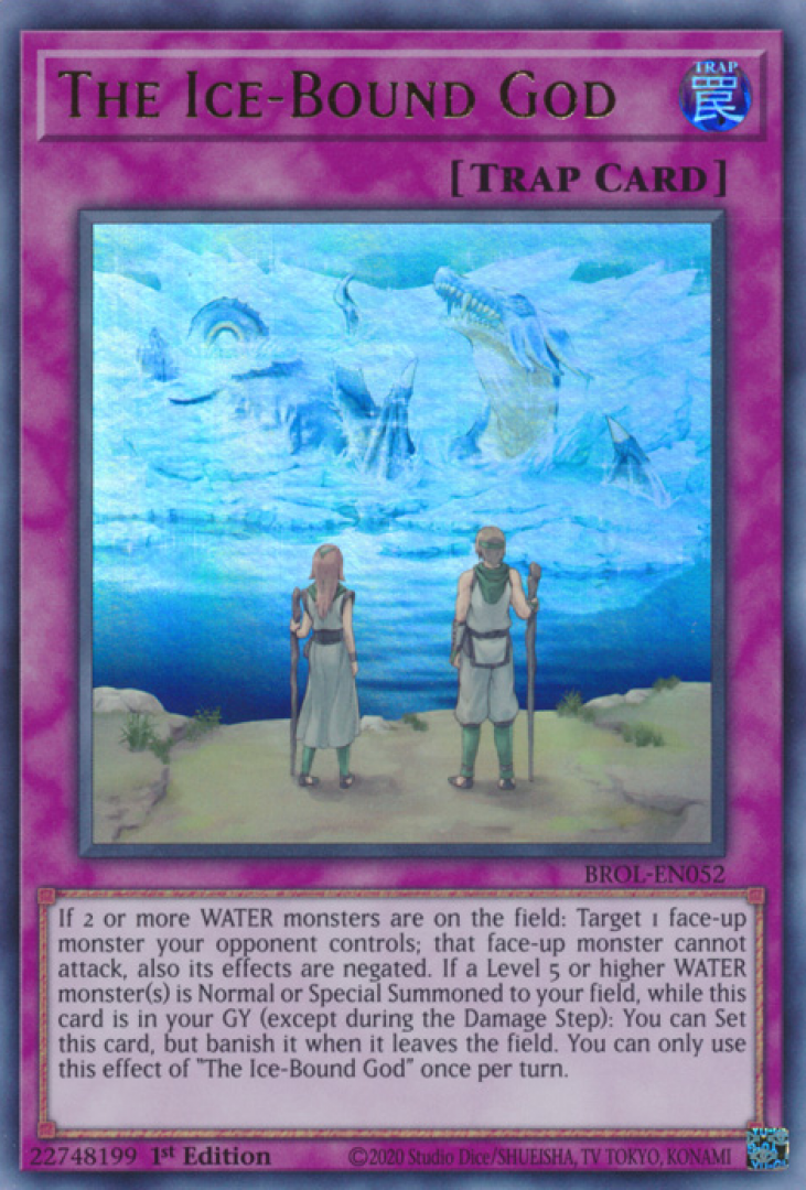 Yu-Gi-Oh! : The Ice-Bound God BROL-EN052 (Ultra Rare) Brothers Of Legend Single Card