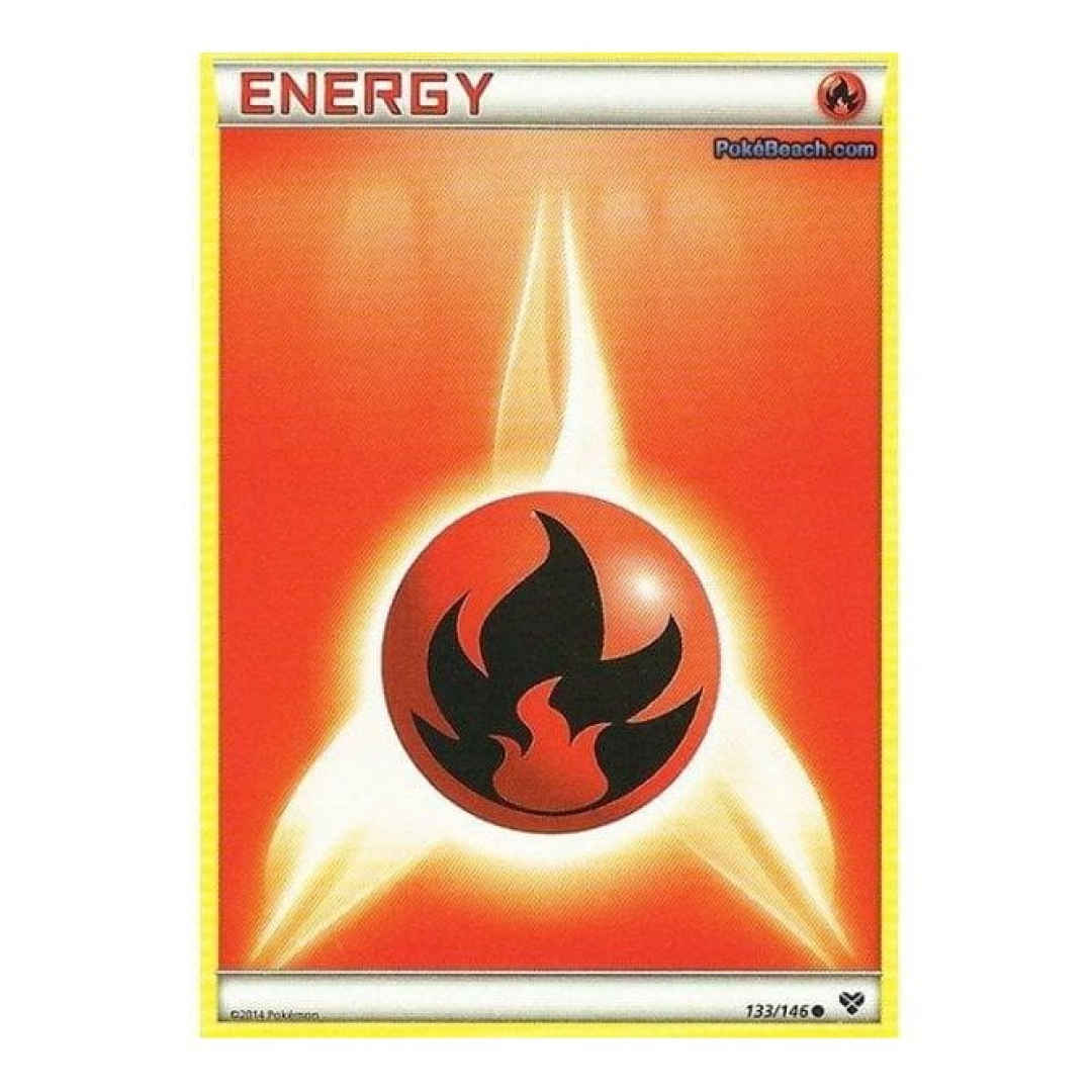 Pokemon XY:  Fire Energy 133/146 Base Set Single Card