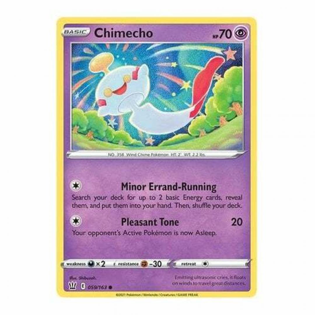 Pokemon Chimecho 059/163 Sword & Shield:  Battle Styles: Single Card