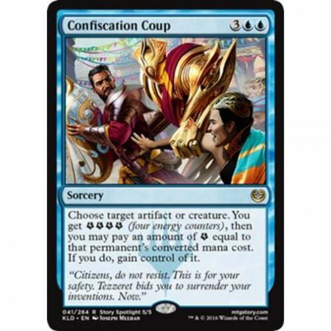 Magic the Gathering : Confiscation Coup 041/264 Kaladesh Single Card