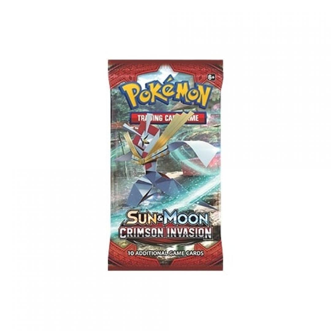 Pokemon Sun & Moon Crimson Invasion Sealed Booster Pack (10 Cards)