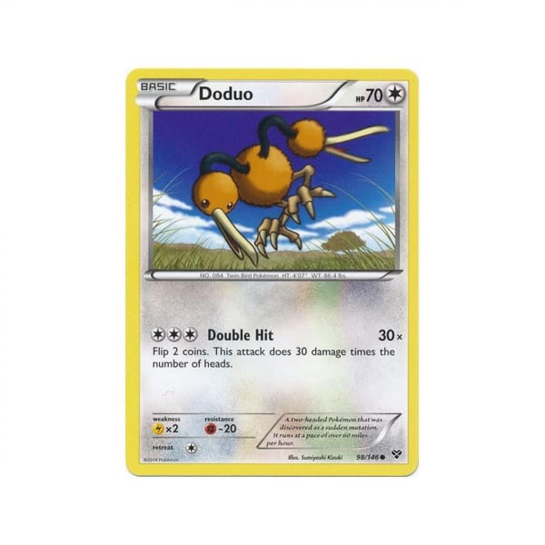 Pokemon XY:  Doduo 98/146 Base Set Single Card