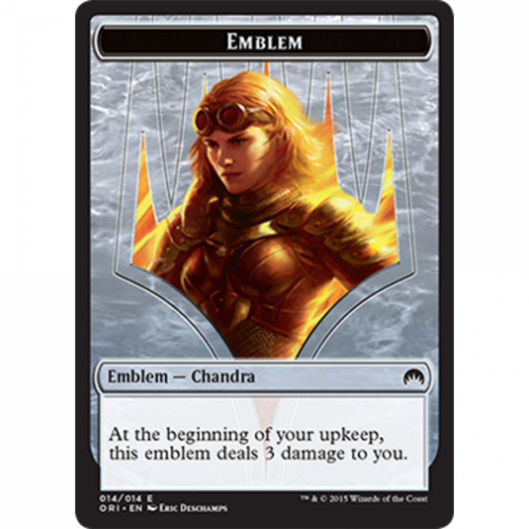 Magic the Gathering : Emblem Chandra 014/014 Magic Origins Single Card