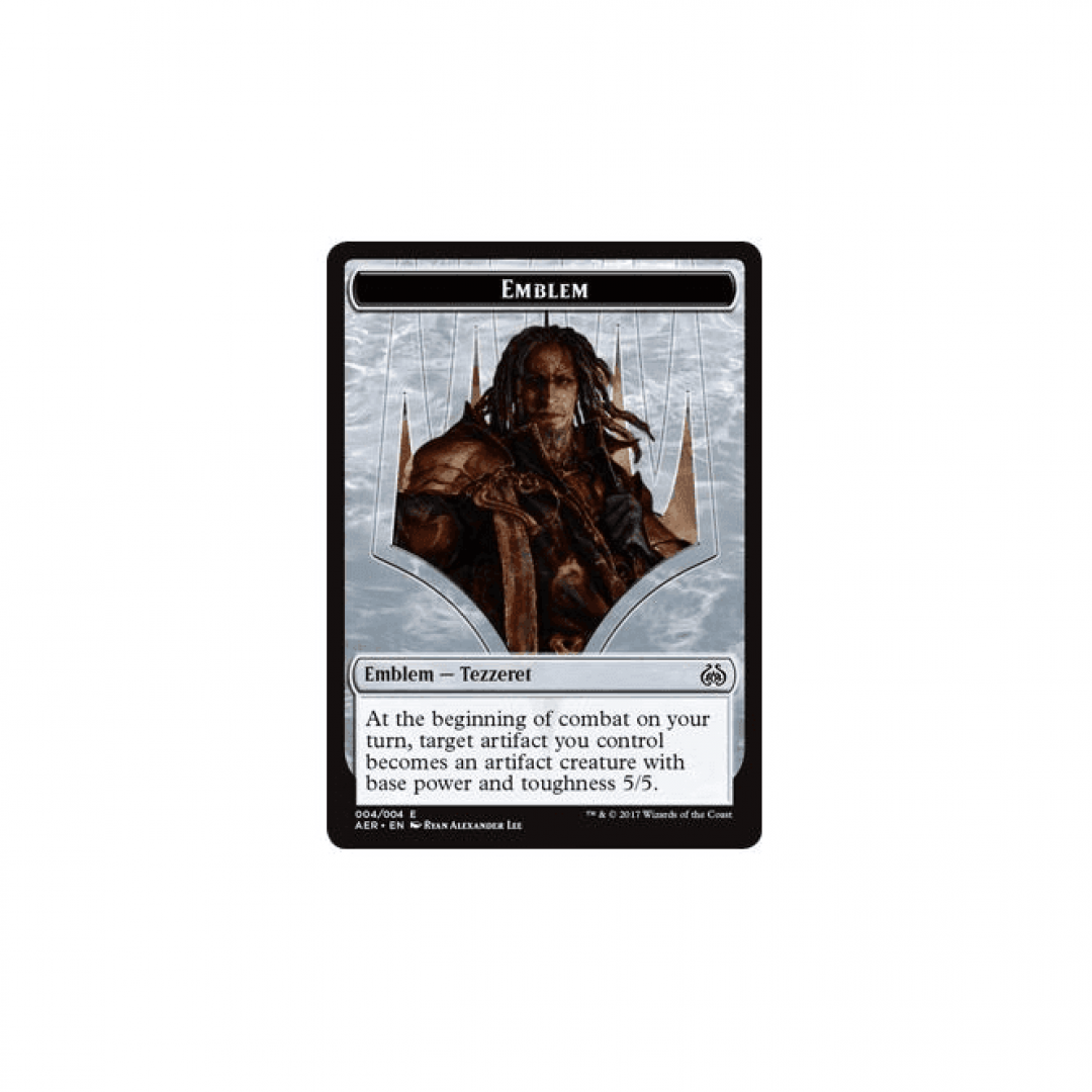 Magic the Gathering : Emblem - Tezzeret 004/004 Aether Revolt Single Card