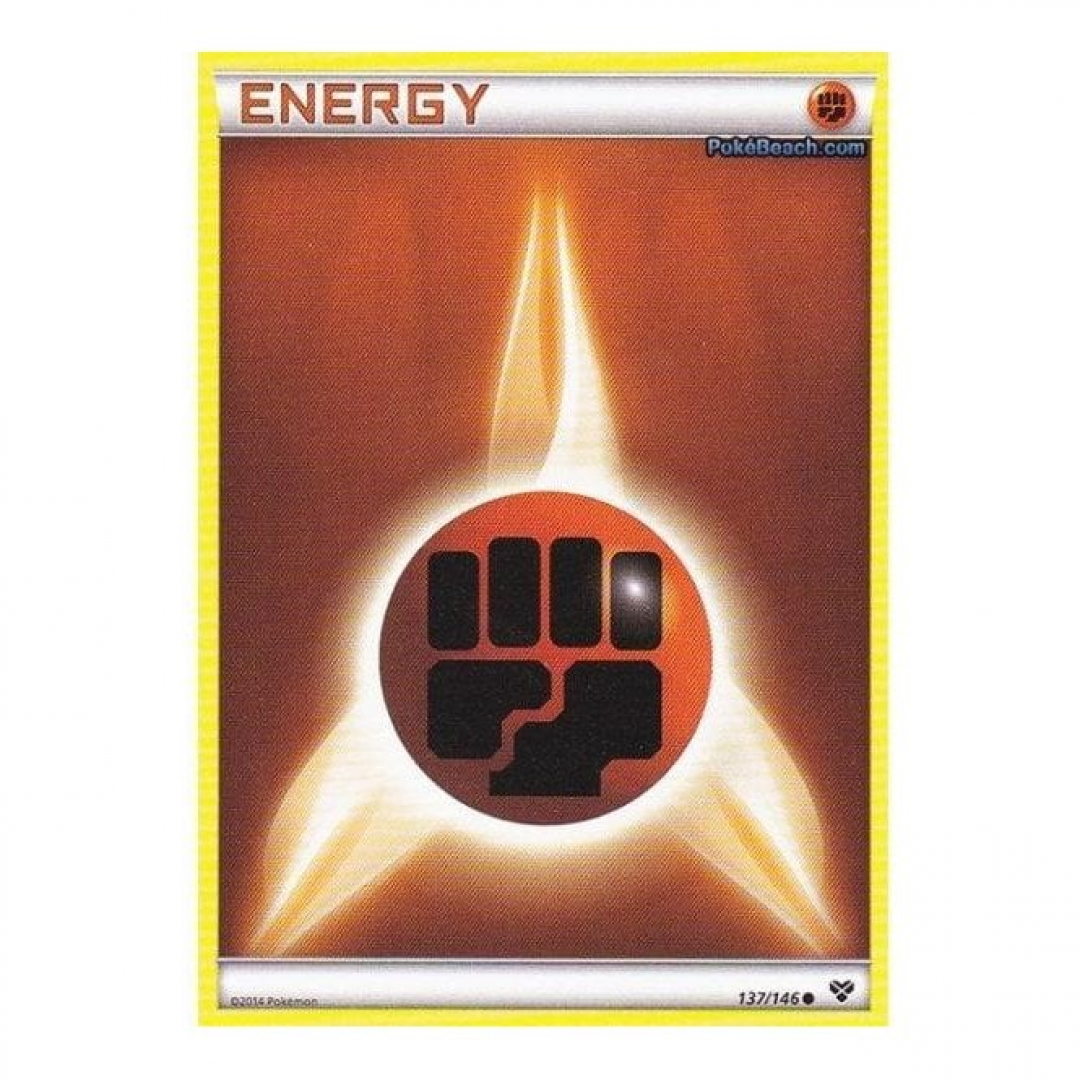 Pokemon XY:  Fighting Energy 137/146 Base Set Single Card