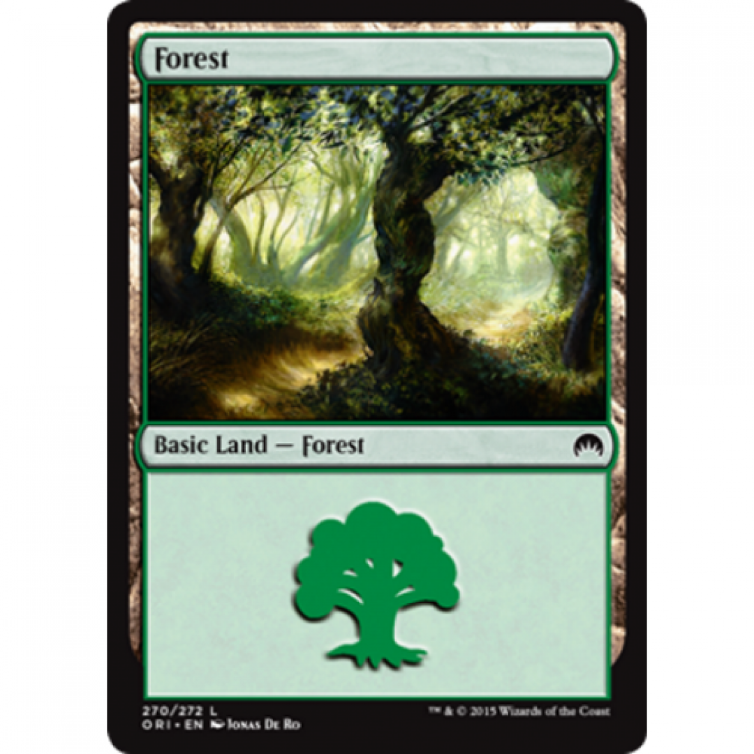 Magic the Gathering : Forest 270/272 Magic Origins Single Card