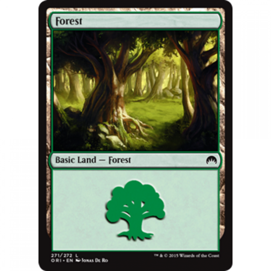 Magic the Gathering : Forest 271/272 Magic Origins Single Card