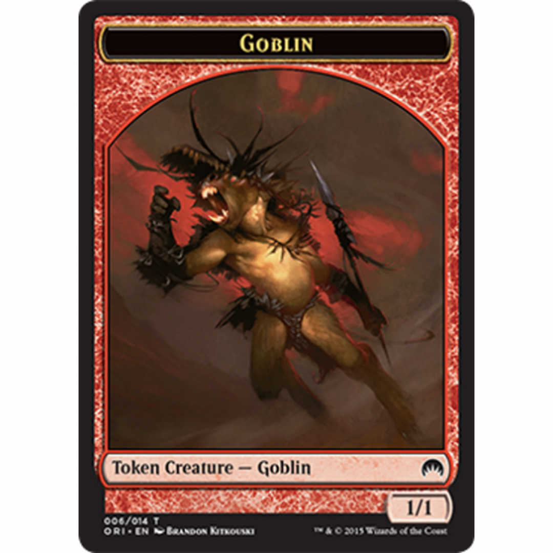 Magic the Gathering : Goblin Token 006/014 Magic Origins Single Card