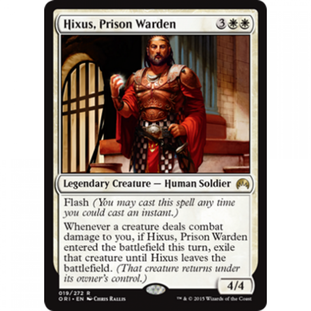 Magic the Gathering : Hixus, Prison Warden 019/272 Magic Origins Single Card