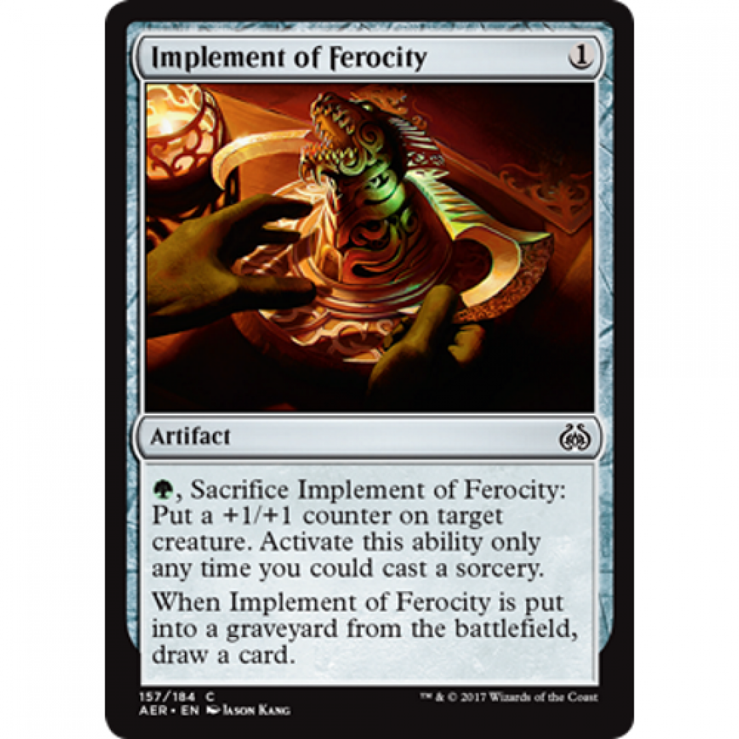 Magic the Gathering : Implement of Ferocity 157/184 Aether Revolt Single Card