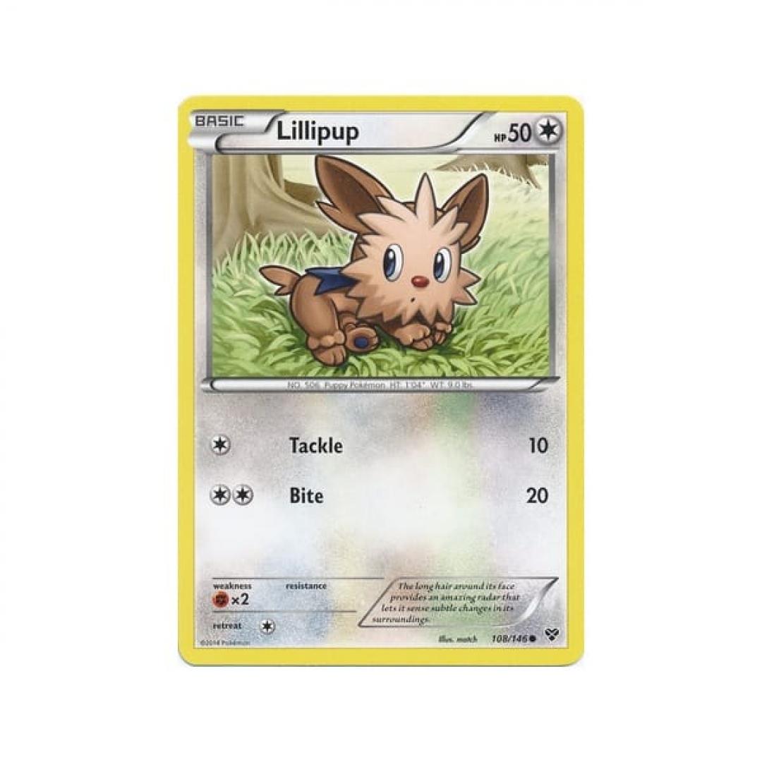Pokemon XY:  Lillipup 108/146 Base Set Single Card