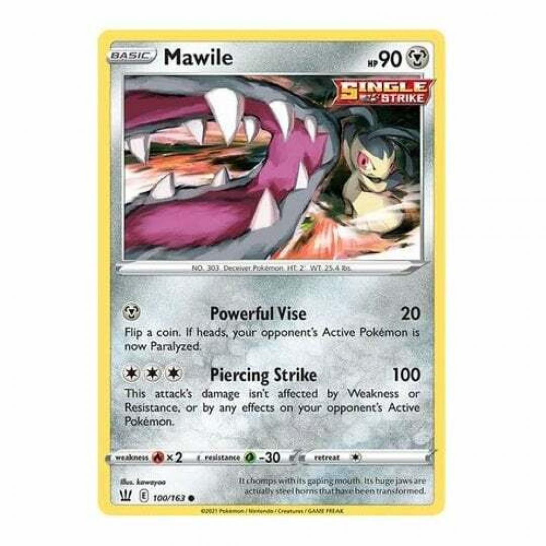 Pokemon Mawile 100/163 Sword & Shield:  Battle Styles: Single Card