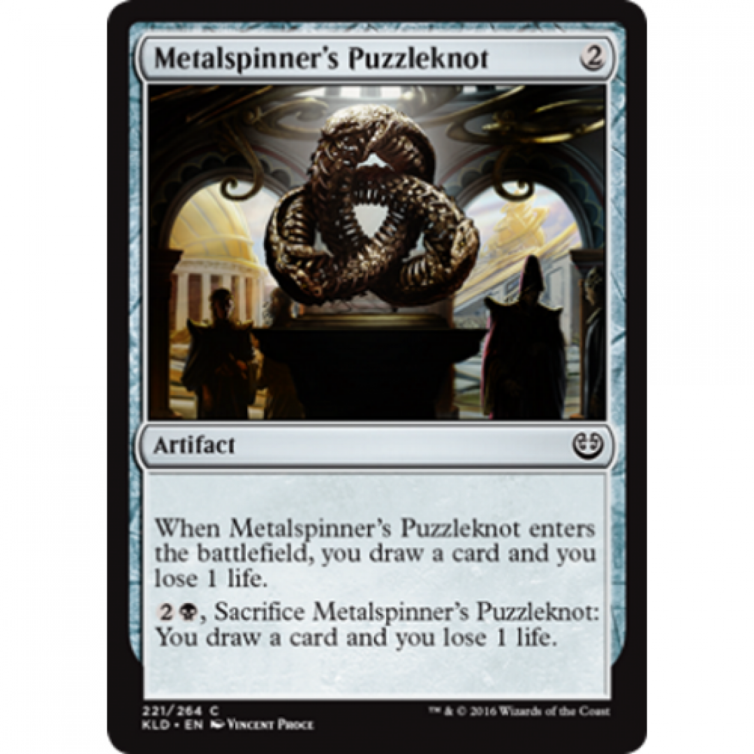 Magic the Gathering : Metalspinner's Puzzleknot 221/264 Kaladesh Single Card