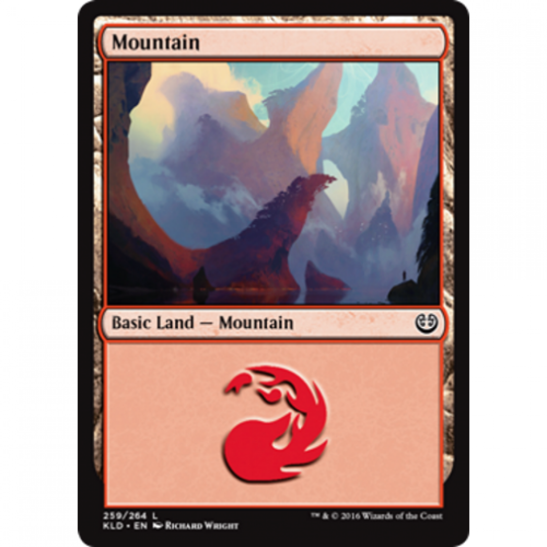 Magic the Gathering : Mountain 259/264 Kaladesh Single Card