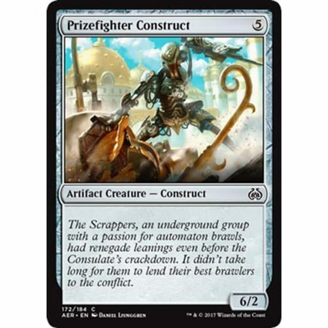 Magic the Gathering : Prizefighter Construct 172/184 Aether Revolt Single Card