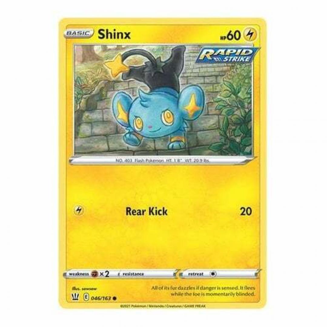 Pokemon Shinx 046/163 Sword & Shield:  Battle Styles: Single Card