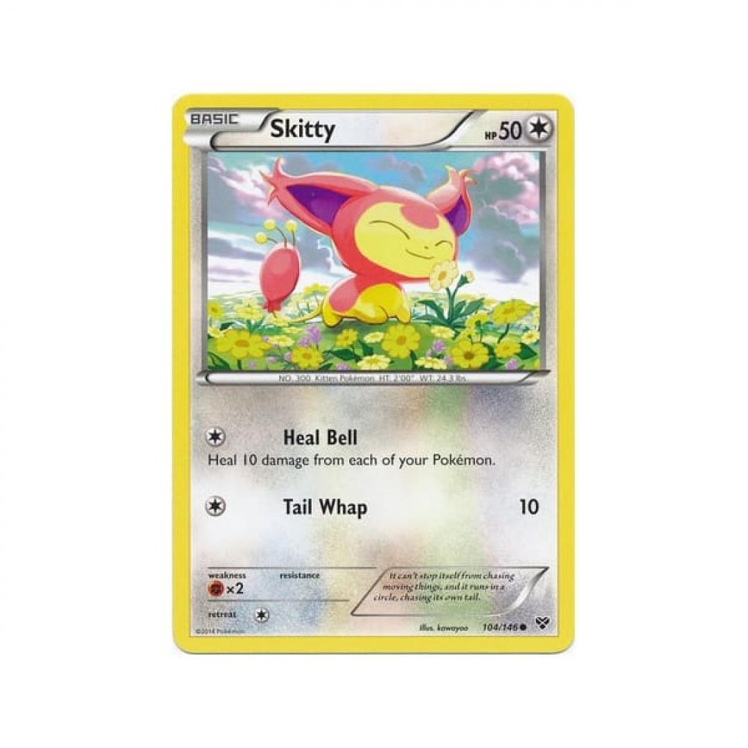 Pokemon XY:  Skitty 104/146 Base Set Single Card