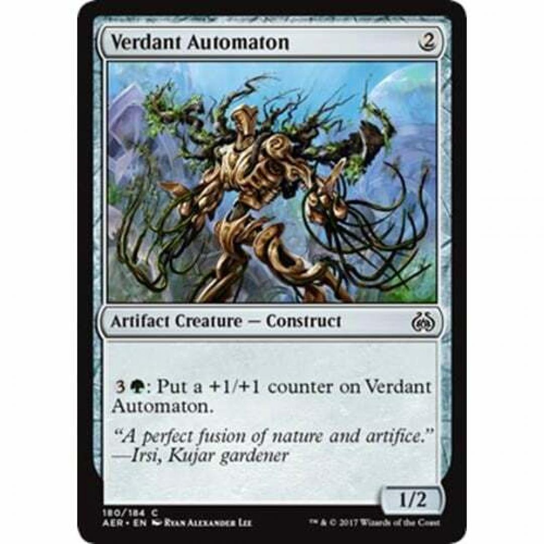 Magic the Gathering : Verdant Automaton 180/184 Aether Revolt Single Card