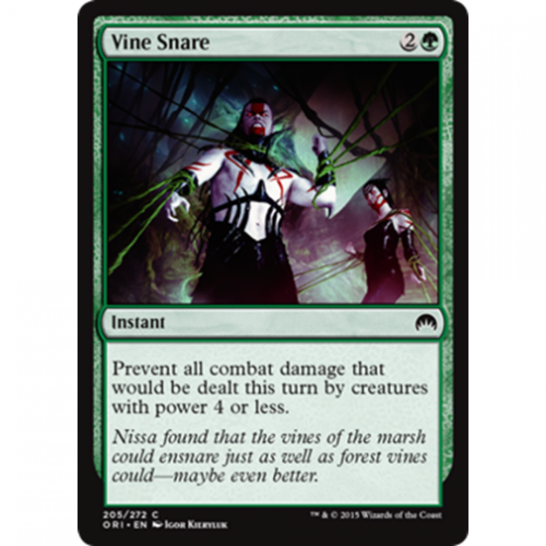 Magic the Gathering : Vine Snare 205/272 Magic Origins Single Card