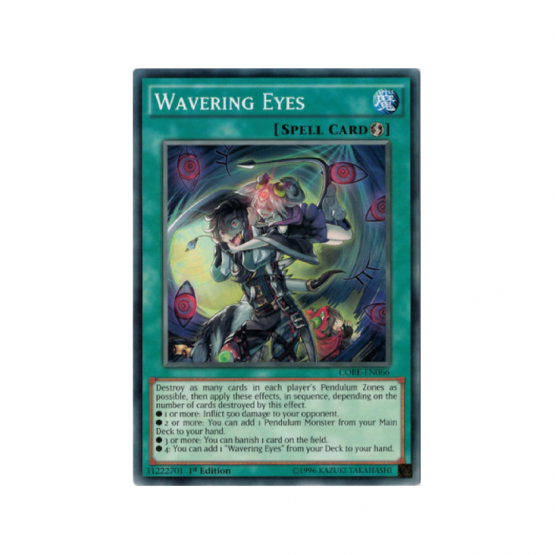 Yu-Gi-Oh! : Wavering Eyes CORE-EN066 (Common) Clash of Rebellions Single Card
