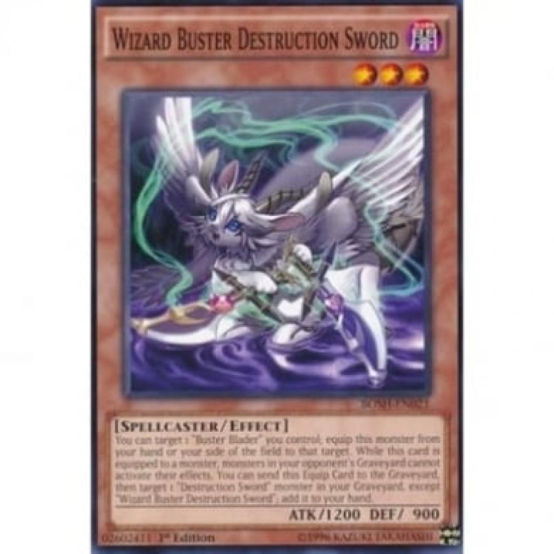 Yu-Gi-Oh! : Wizard Buster Destruction Sword BOSH-EN021 (Common) Breakers of Shadow Single Card