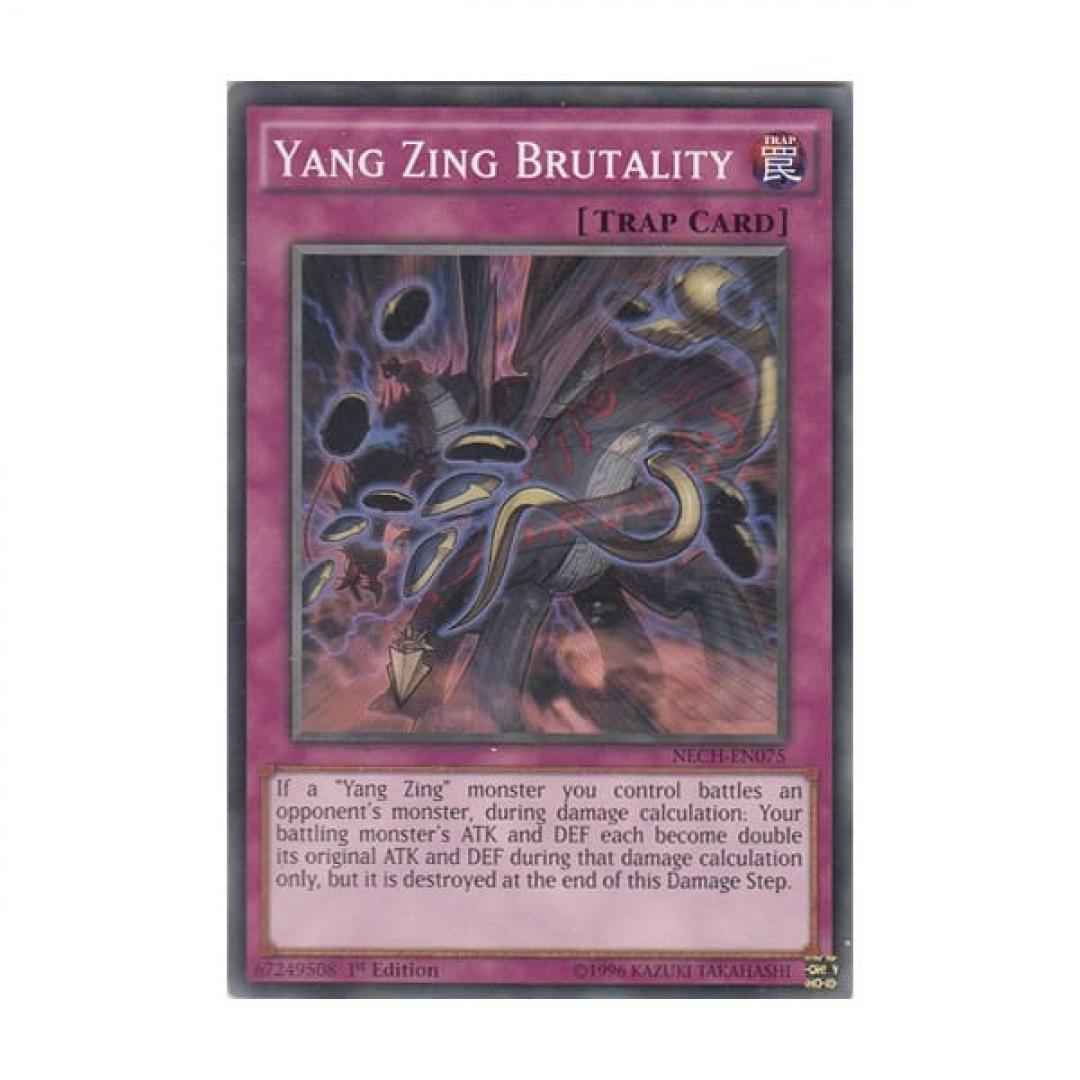 Yu-Gi-Oh! : Yang Zing Brutality NECH-EN075 (Common) New Challengers Single Card