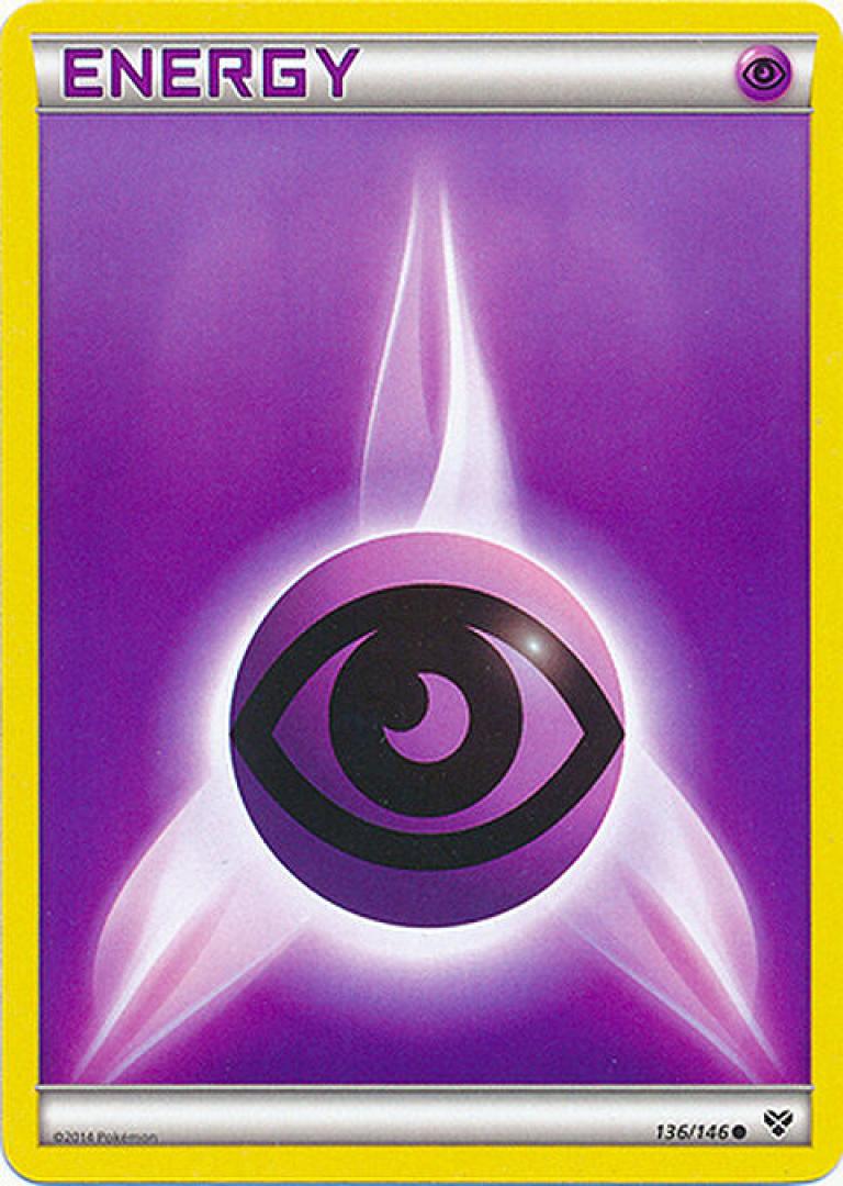 Pokemon XY:  Psychic Energy 136/146 Base Set Single Card